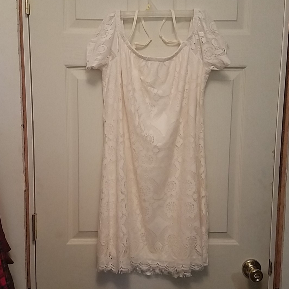 Cream Dress